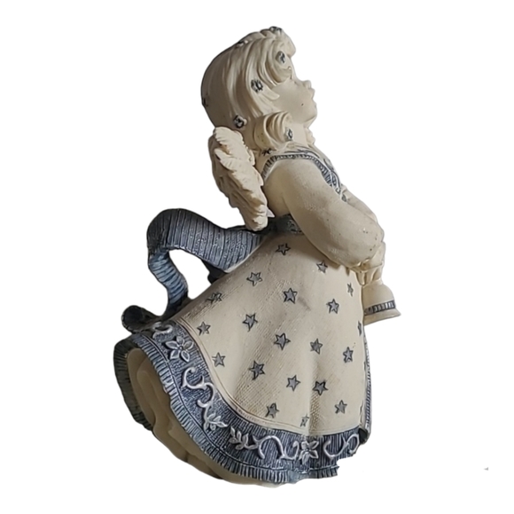 Sarah's Angels Renaissance Collection by Belly Singer Angel Singing Holding Bell - Picture 4 of 5